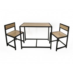 ZESTAW STÓŁ + 2 KRZESŁA MILEA