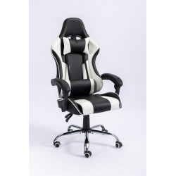 FOTEL GAMINGOWY TOP-GAME BIAŁY