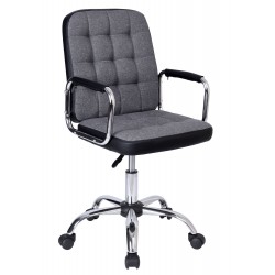 FOTEL PRIMUS CZARNO-SZARY